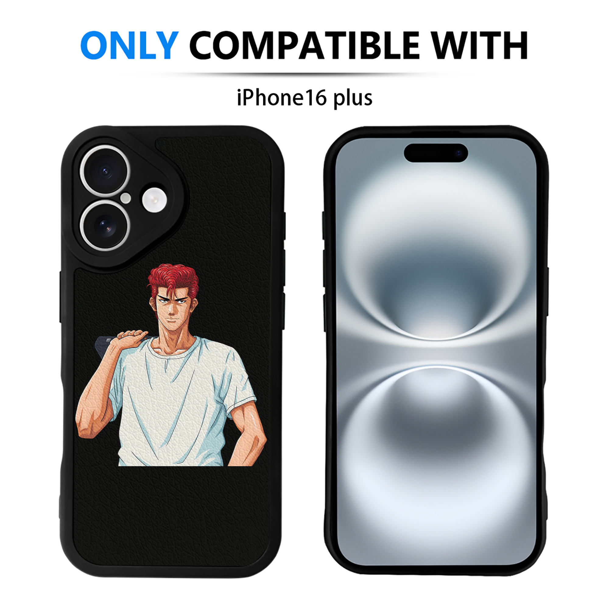 （画像用） SLAM DUNK／スラムダンク 【iPhone 16シリーズ対応】シリコンスマホケース（レザー調） 材質：シリコン
